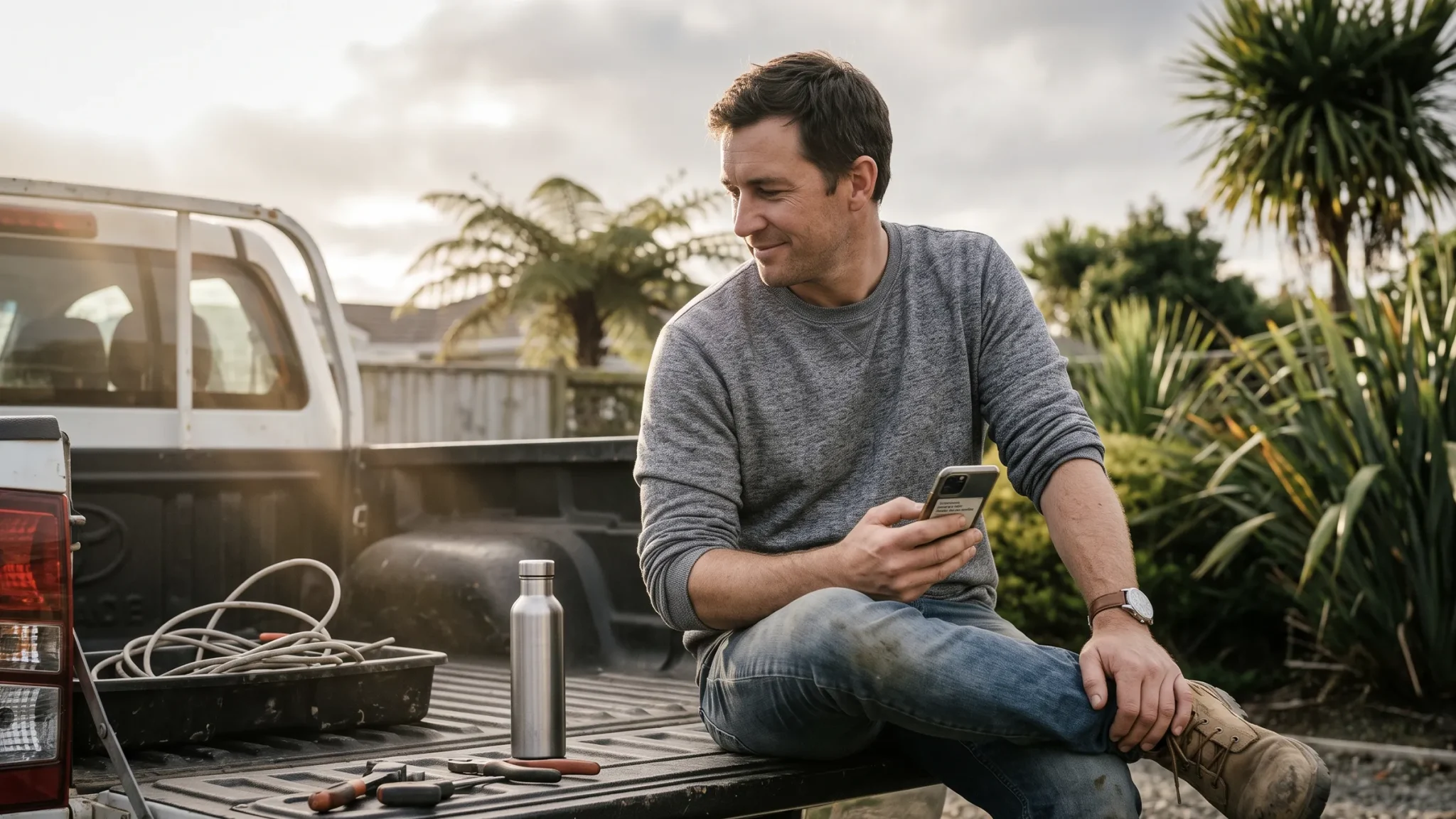 NZ business owner reviewing business loan options, Lending Room